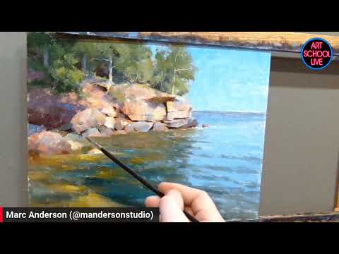 How to Paint Translucent Water with Marc Anderson