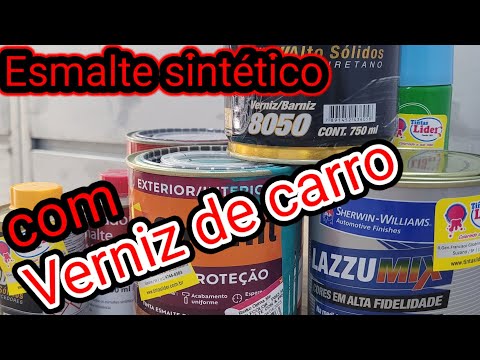 I was dying and didn't know how to apply automotive varnish to synthetic enamel.