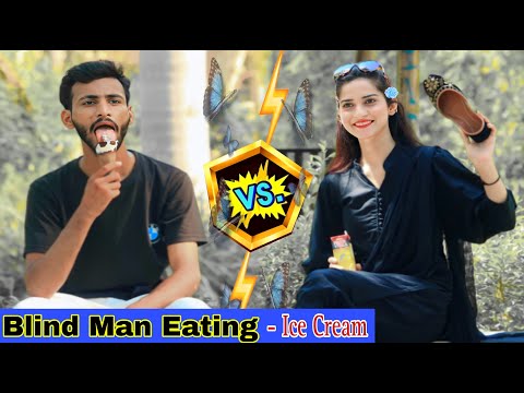 Blind Man Eating Ice Cream Prank |@showpranks