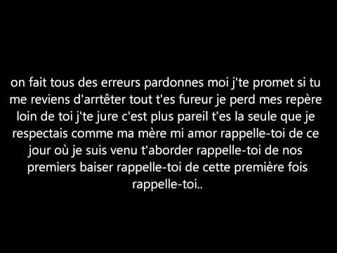 Rappelle toi Ma2x Parole (lyrics)