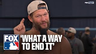 Clayton Kershaw gets EMOTIONAL looking back at his Dodgers career, grateful for 3rd WS title 🥺