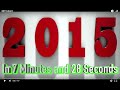 This Is 2015 In 7 Minutes And 28 Seconds