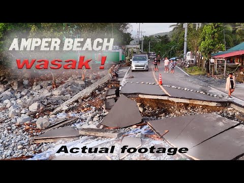 VIRAL !!!  AMPER BEACH SEASIDE, WASAK | DIPACULAO AURORA | THYPOON UWAN