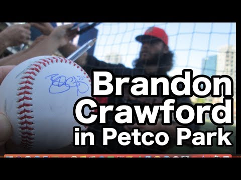 "Brandon Crawford" September 2018 (PetcoPark) Video