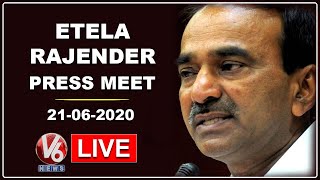 Etela Rajender Press Meet LIVE | Coronavirus Updates 21-06-2020