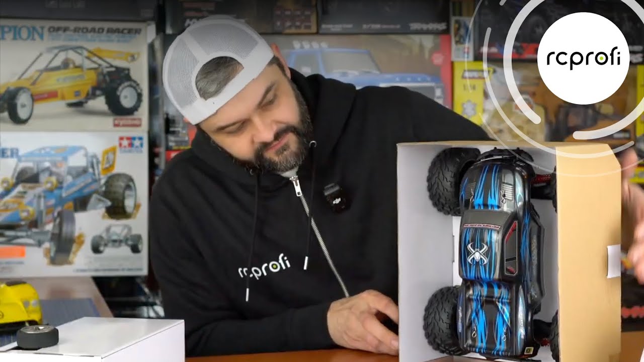 RC auto X9115 Challenger monster inovovaná verzia, modrá