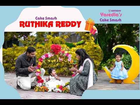 RUTHIKA REDDY  Cake Smash | 1st Birthday Celebration | Naresh Photography