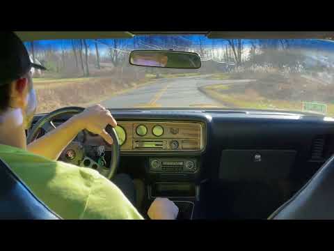 1971 Firebird Formula 455 HO M22 4 Speed Ride Along