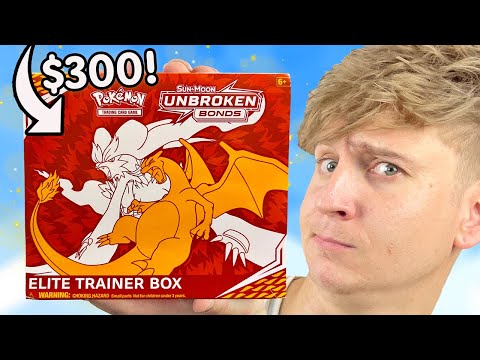 I Opened A $300 Unbroken Bonds Elite Pokemon Box...