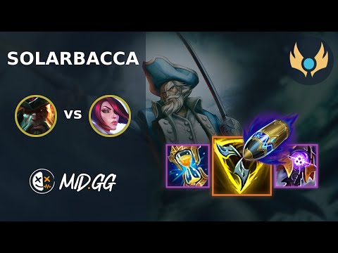 MID.GG: [ solarbacca ] Gangplank TOP vs Fiora | EUW CHALLENGER | LOL Season 2025