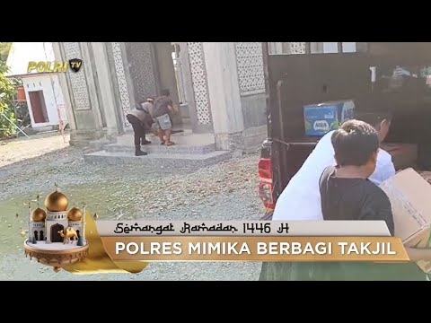 POLRES MIMIKA BERBAGI TAKJIL