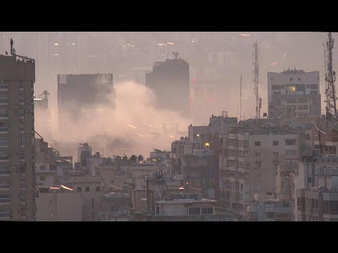 Smoke rises over central Beirut following Israeli strike | AFP