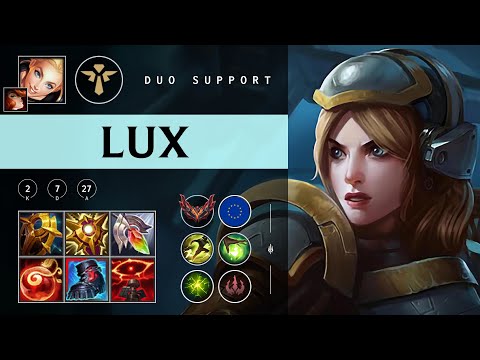 Lux Support vs Pantheon - EUW Grandmaster Patch 25.24