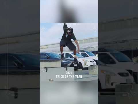 Tiago Lemos, switch backside noseblunt élu SLS Trick of the Year 2024