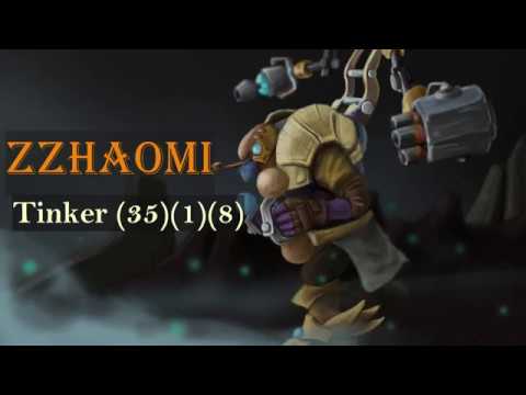 DOTA 2 | zzhaomi plays Tinker... ETHEREAL DAGON!