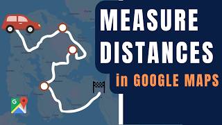 Google Maps - How to Check the Driving Distance along a Trip
