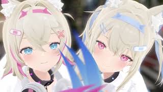 FUWAMOCOで『愛包ダンスホール』【ホロライブMMD】