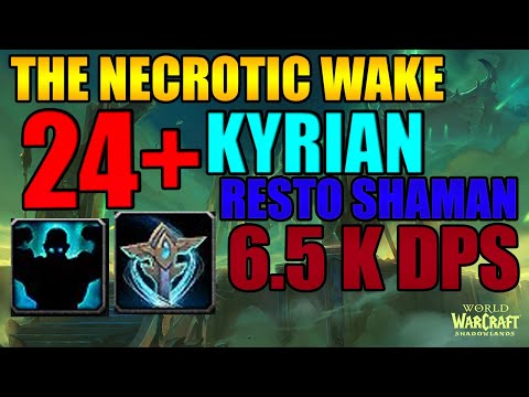 (9.1) Mythic+24 The Necrotic Wake | RestoShaman(Kyrian)