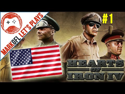 Hearts of Iron IV - USA Historical Playthrough - part 1