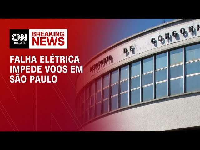 Espaço aéreo de SP é fechado após falha elétrica em controle de tráfego | LIVE CNN