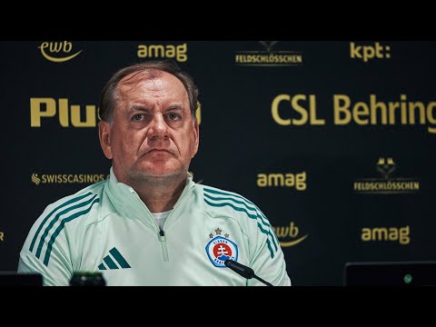 Pozápasová tlačová konferencia BSC Young Boys – ŠK Slovan Bratislava