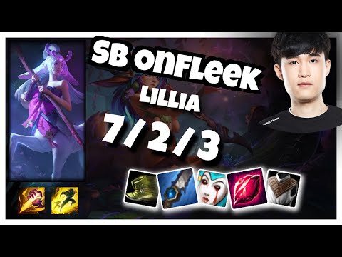 SB OnFleek Lillia JUNGLE (7/2/3) vs GRAVES Gameplay Replay - Patch 10.20