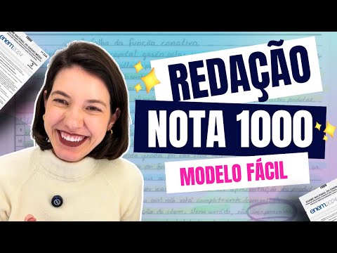 My ENEM essay template 🤯 works for ANY TOPIC (UPDATED 2026)