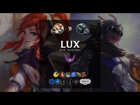 Lux Support vs Senna - EUW Master Patch 12.6