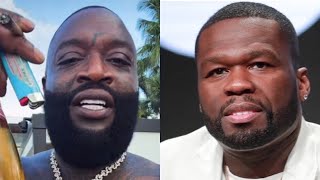 Rick Ross RESPONDS To 50 Cent TRASHING His ALBUM Sales &amp; MOCKS His FILM STUDIO Issues “YOU