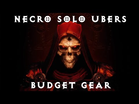 Necro Solo Ubers | BUDGET GEAR | Diablo 2 D2R