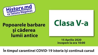 Popoarele barbare și căderea lumii antice.