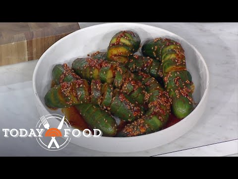 Pork and mango spring rolls with cucumber salad: Get the recipes!