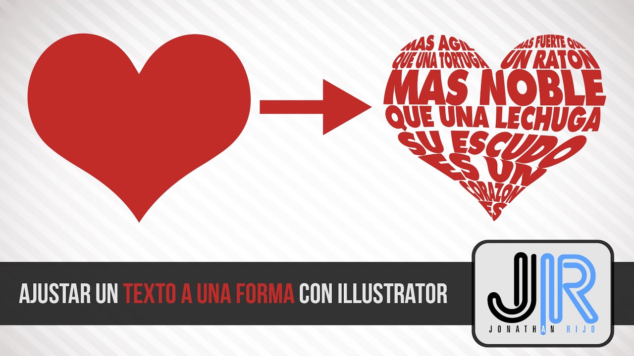 Como ajustar un texto a una forma con Illustrator (Jonathanrijo.com)