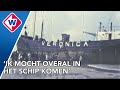 Zo zag het Veronicaschip er van binnen uit