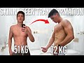 Skinny Teen Transformation | How I Gained 21kg Of Muscles Without St*roids
