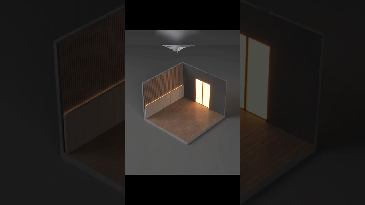 3D Isometric Bedroom Design | How to make #isometric #chaos #cg #design #3drender #motion #bedroom