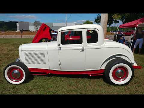 1932 WIMPLETON WHITE FORD 5 WINDOW COUPE 87K MILES MA 'DEUCE 2'