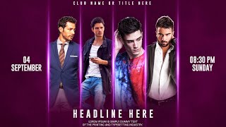 1 Poster Photo Effect in PSD Photoshop Tutorial Part 1