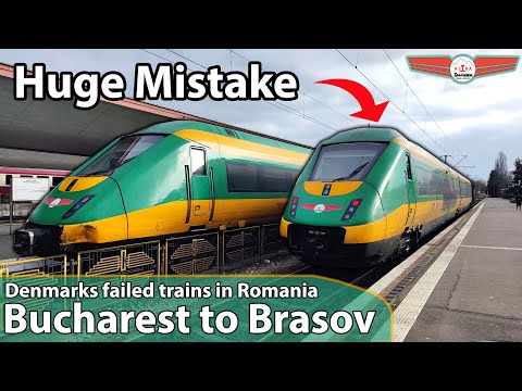 Danish trains in ROMANIA? The FAILED IC2 train from Bucharest to Brasov with Astra Trans Carpatic
