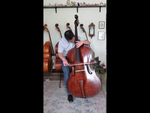 Owen Lee demos a 420 year old Gasparo Da Salo bass