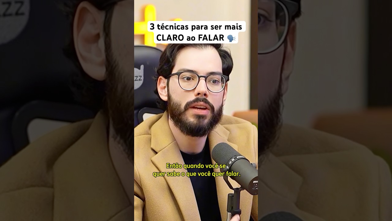 3 técnicas para ser mais CLARO ao FALAR 🗣️
