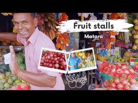 Fruit Stalls in Matara