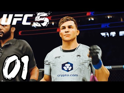 UFC 5 Career Mode - Part 1 - JIU-JITSU FIGHTER!