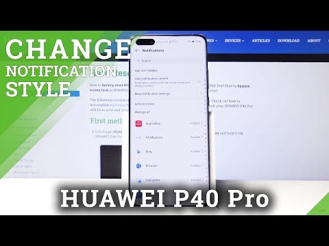 How to Personalize Notifications in Huawei P40 Pro - Manage Notifications