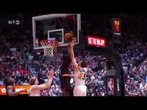 Chris Boucher attempts a dunk and comes up with a rare wedgie 😂