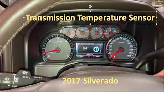 2017 Silverado - Changing Transmission Temperature Sensor