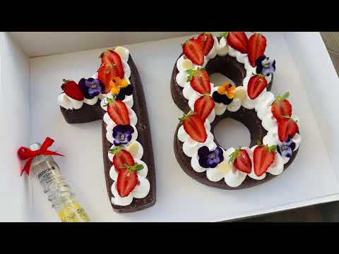 עוגת מספרים 18 - תמונה מהסרטון