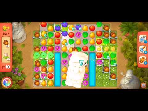 Gardenscapes lvl 2677