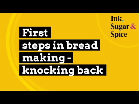 Knocking back dough techinique