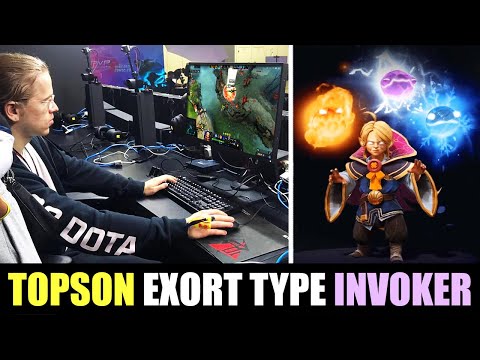 Topson 200 IQ Exort Type Invoker vs Pro Morphling (NIP Mid Laner) DOTA 2